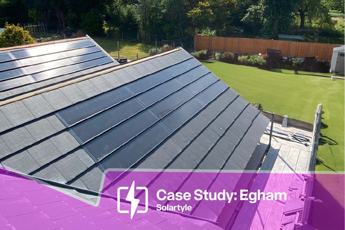 Solartyle Solar Tile Installation at Egham Bungalow