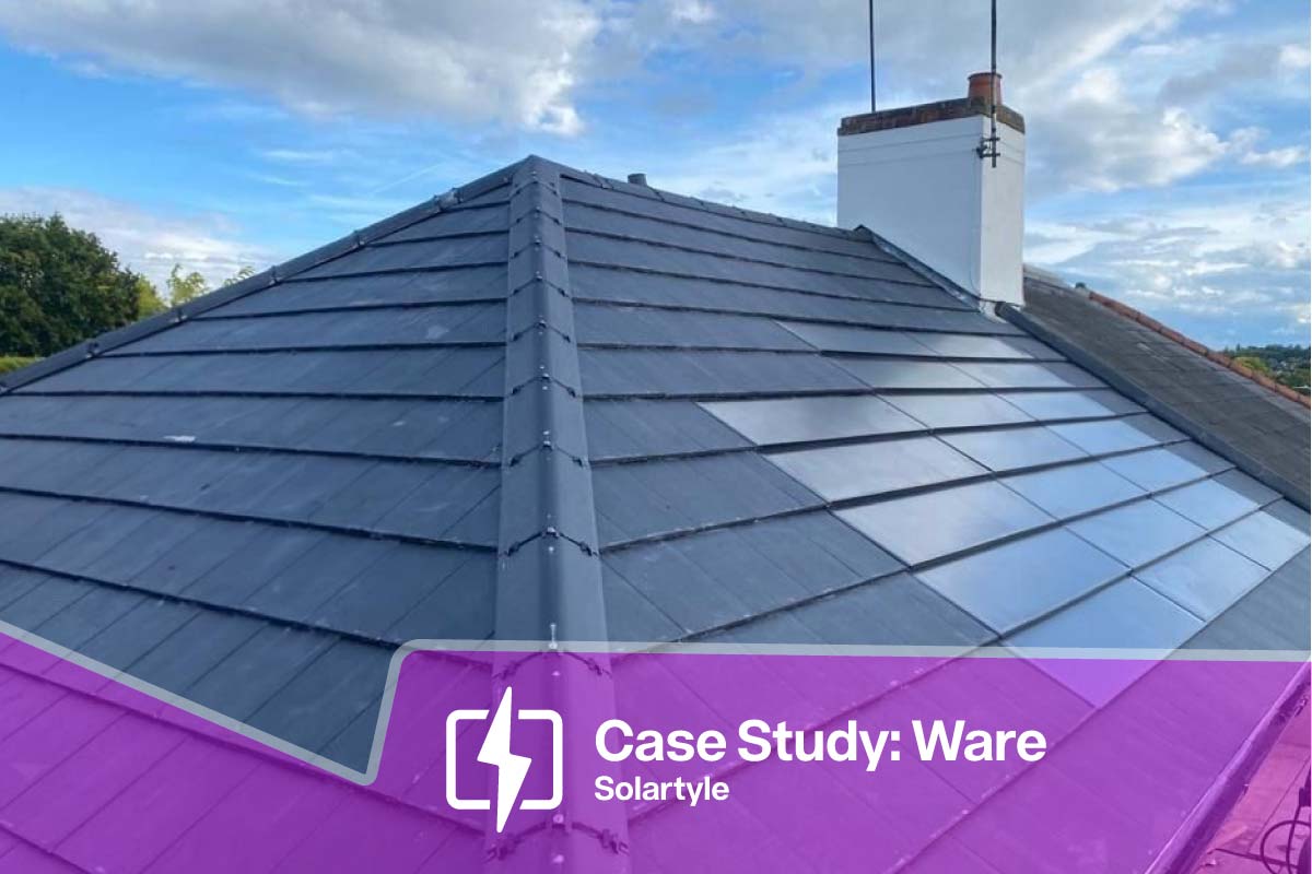 Solartyle Solar Tile Installation in Ware, UK