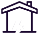 Roof preparation and materials icon