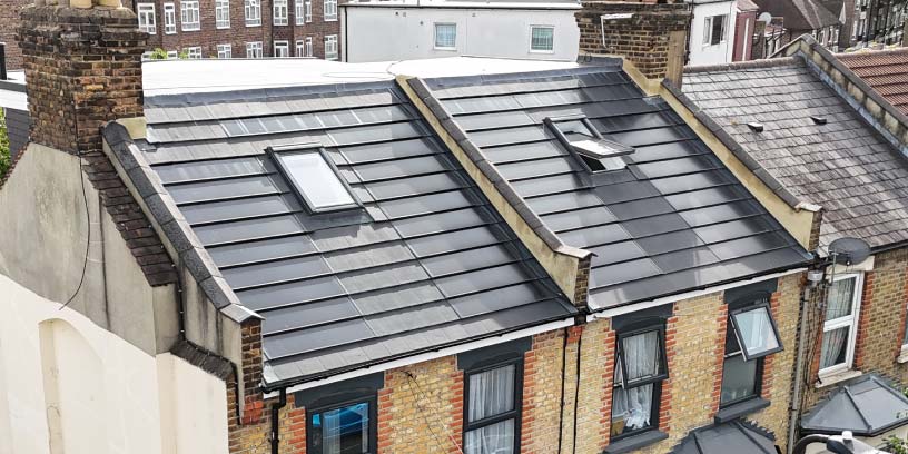 Integrated SolarTyle roof installation process with matched FP McCann tiles